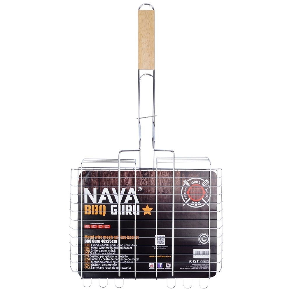 Universal Grill Basket with Handle for Easy Grilling