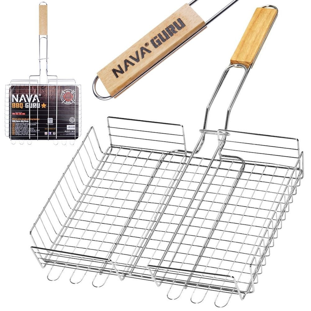 Universal Grill Basket with Handle for Easy Grilling