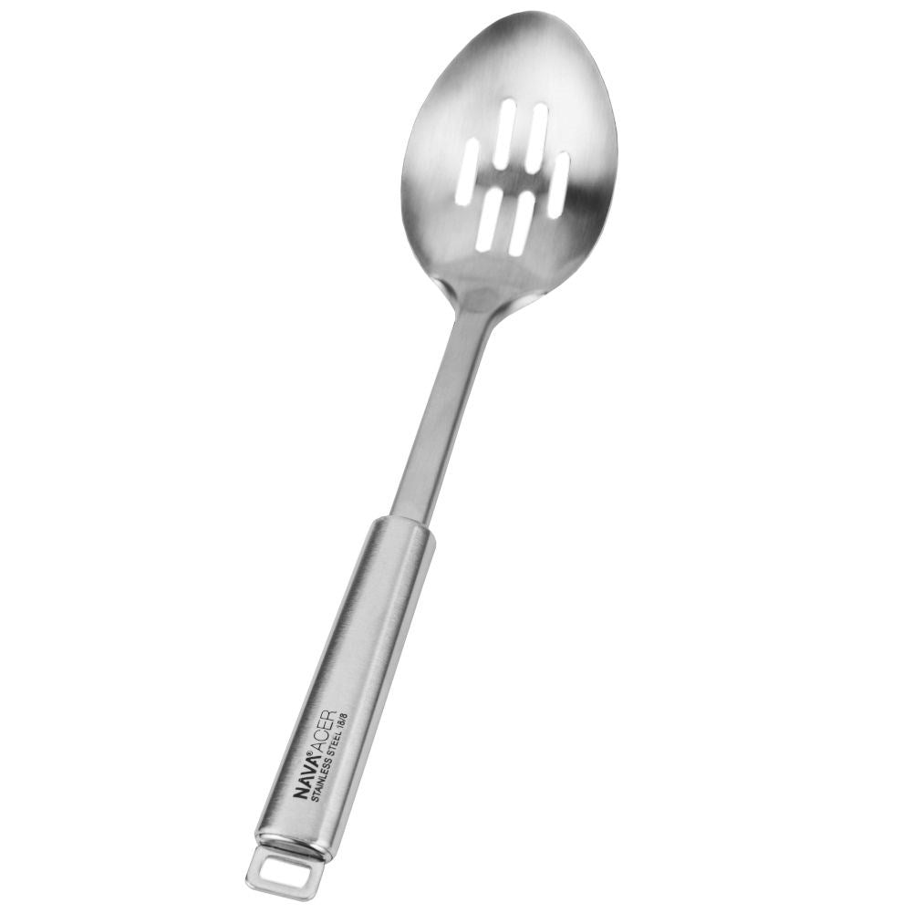 Universal Kitchen Spoon in Stainless Steel with Hole