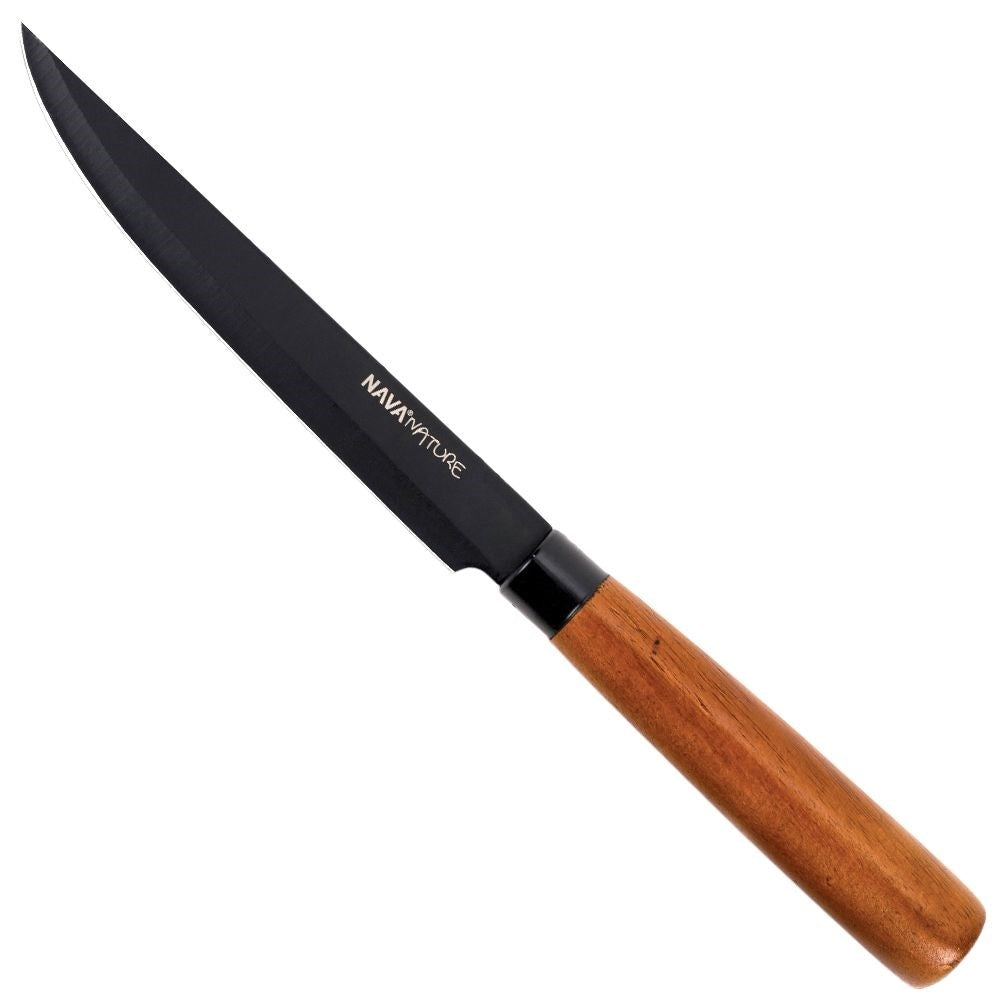 Universal Knife 12 cm Black Ergonomic Handle For Fruits & Vegetables