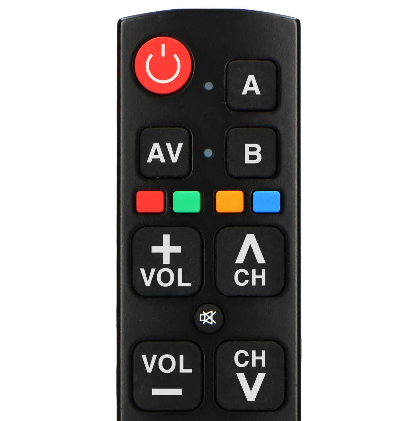Universal Remote Control with Large Buttons, Operates 2 Devices