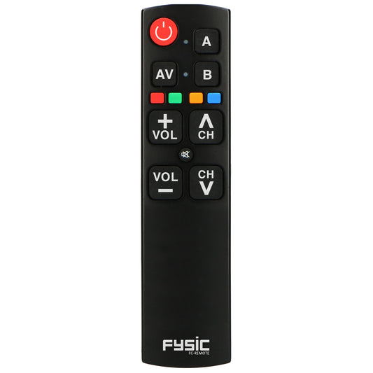 Universal Remote Control with Large Buttons, Operates 2 Devices
