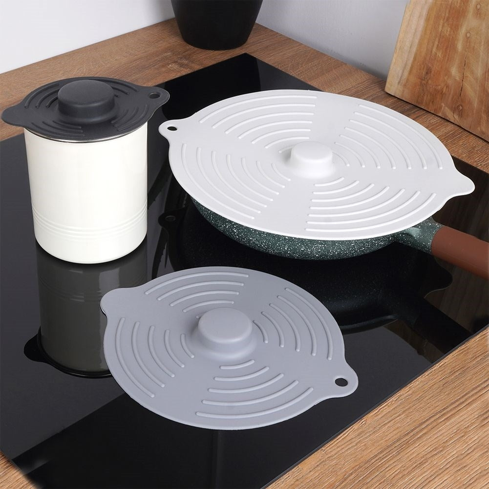 Universal Silicone Lids: Set of 3 for Pots & Bowls