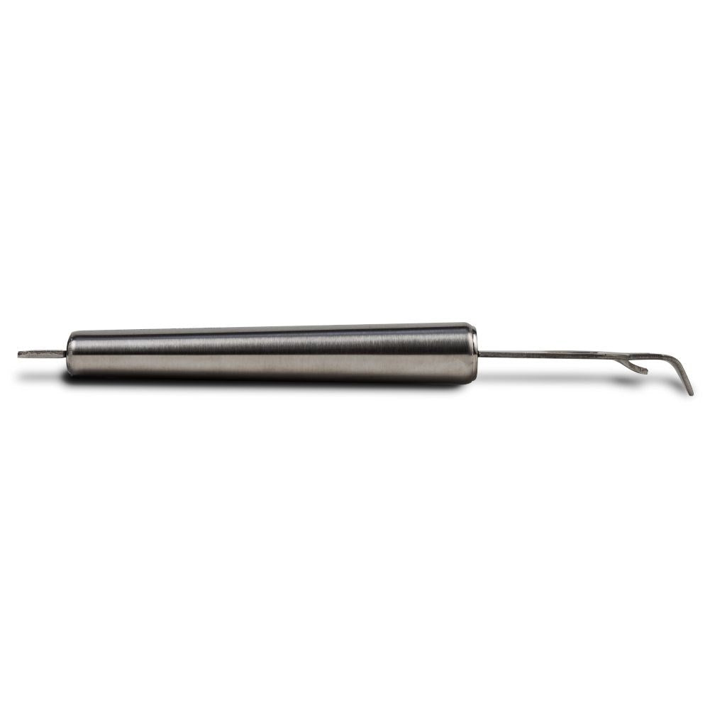 Universal bottle opener in matt stainless steel, dishwasher safe