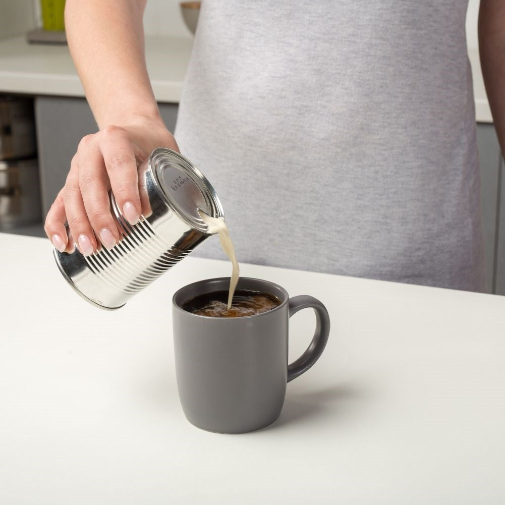 Universal bottle opener in matt stainless steel, dishwasher safe