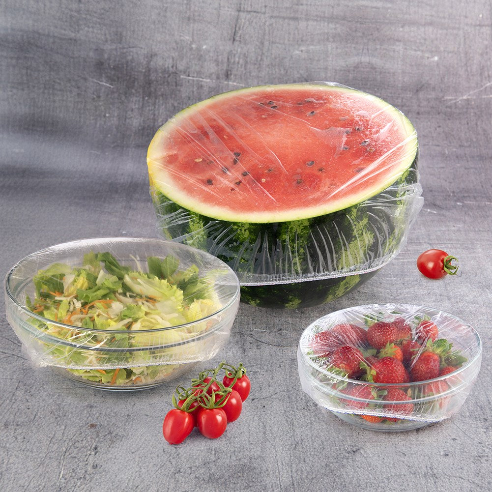 Universal food lids with elastic band 20/26 cm 30 pcs.