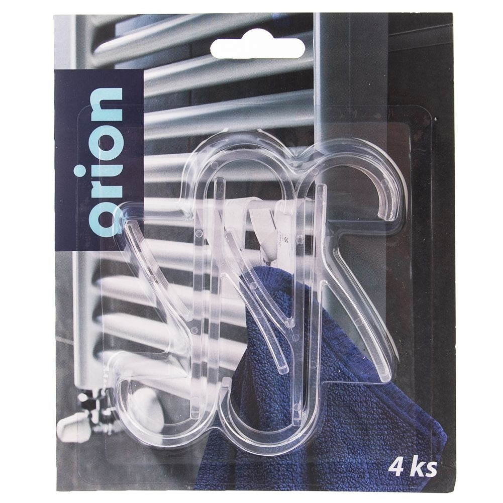 Universal hooks for bathrooms and room radiators