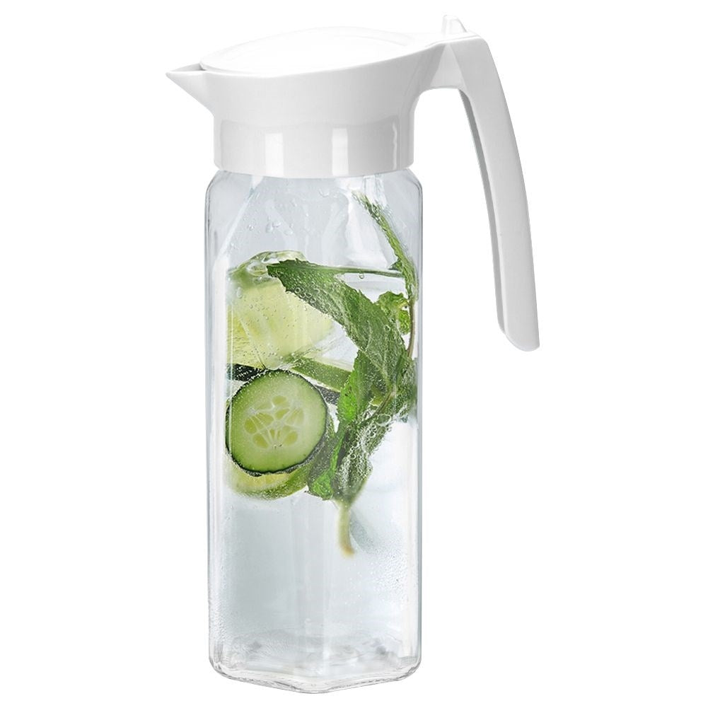Universal jug for drinks, perfect for fridge storage