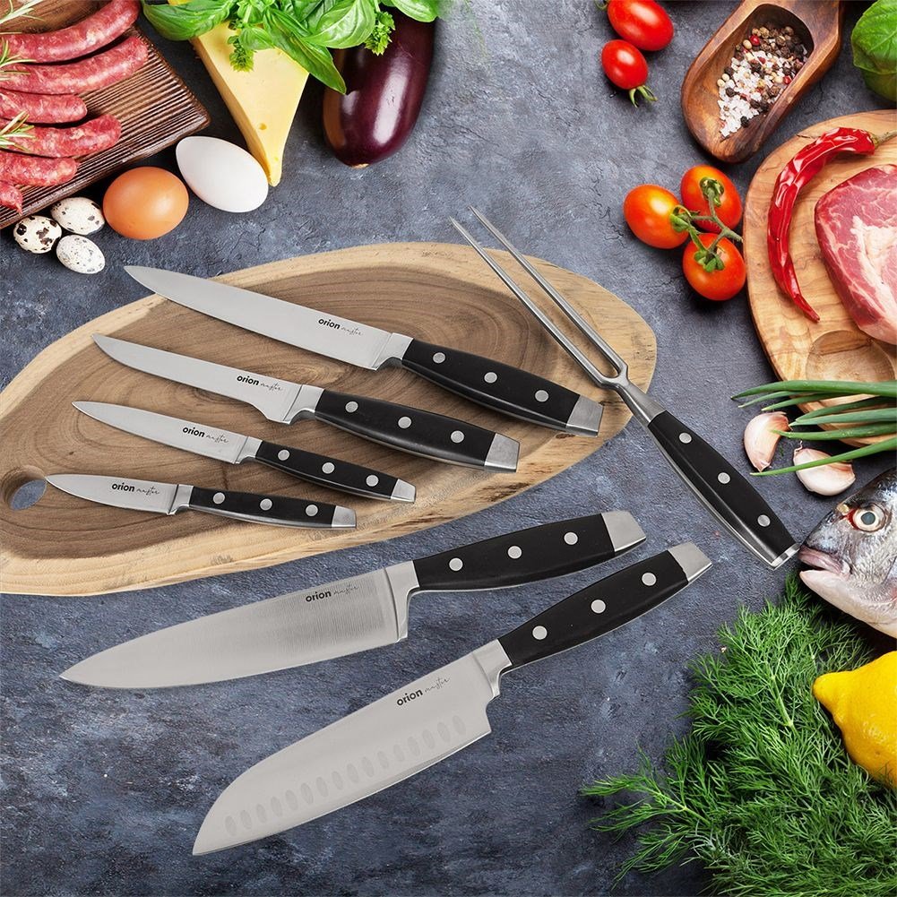 Universal kitchen fork in stainless steel, dishwasher safe