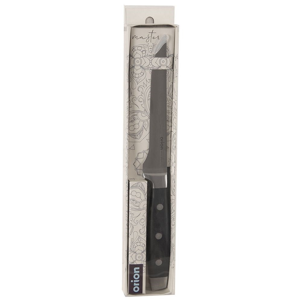 Universal kitchen knife in stainless steel with ABS handle