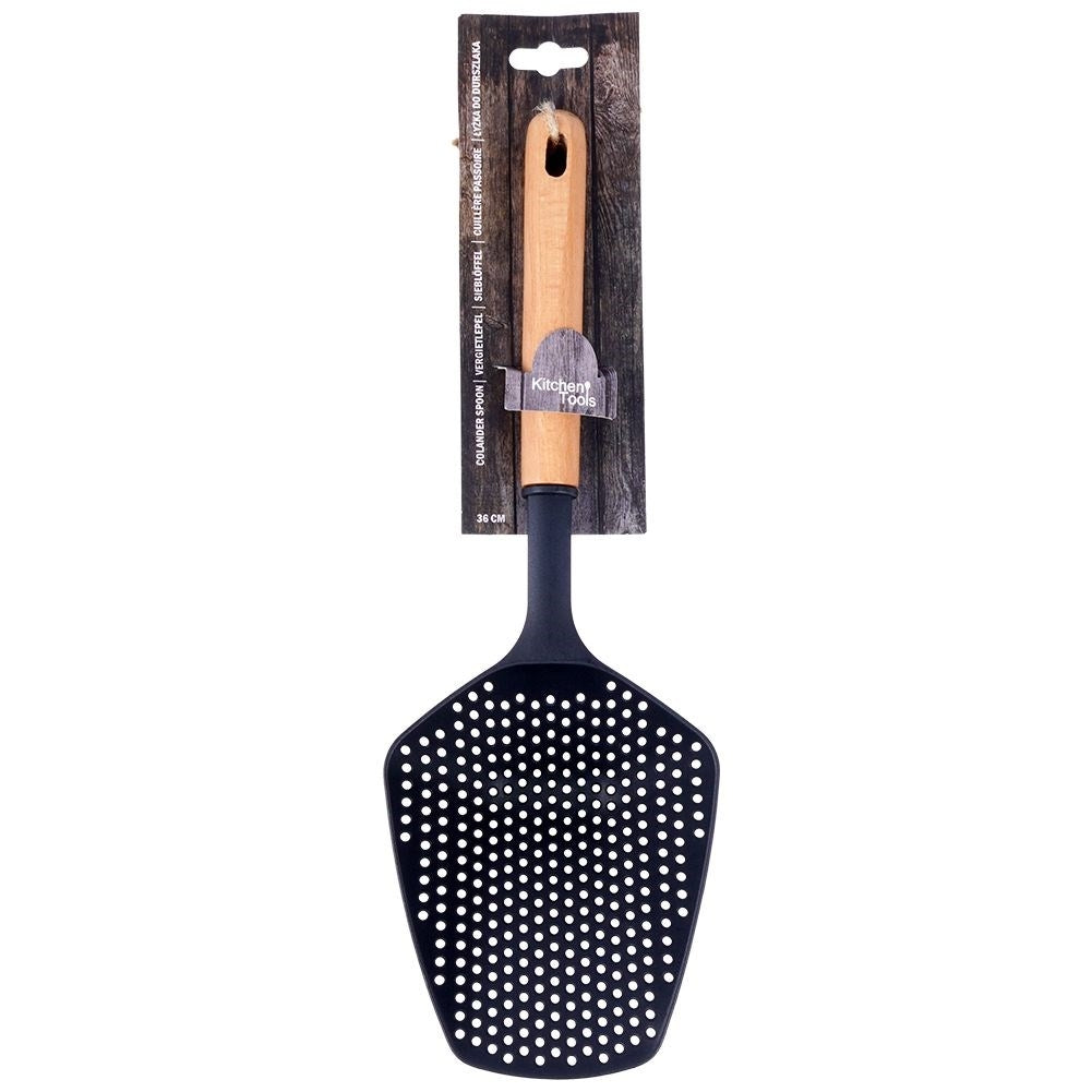 Universal kitchen spoon for pasta and dumplings, durable nylon