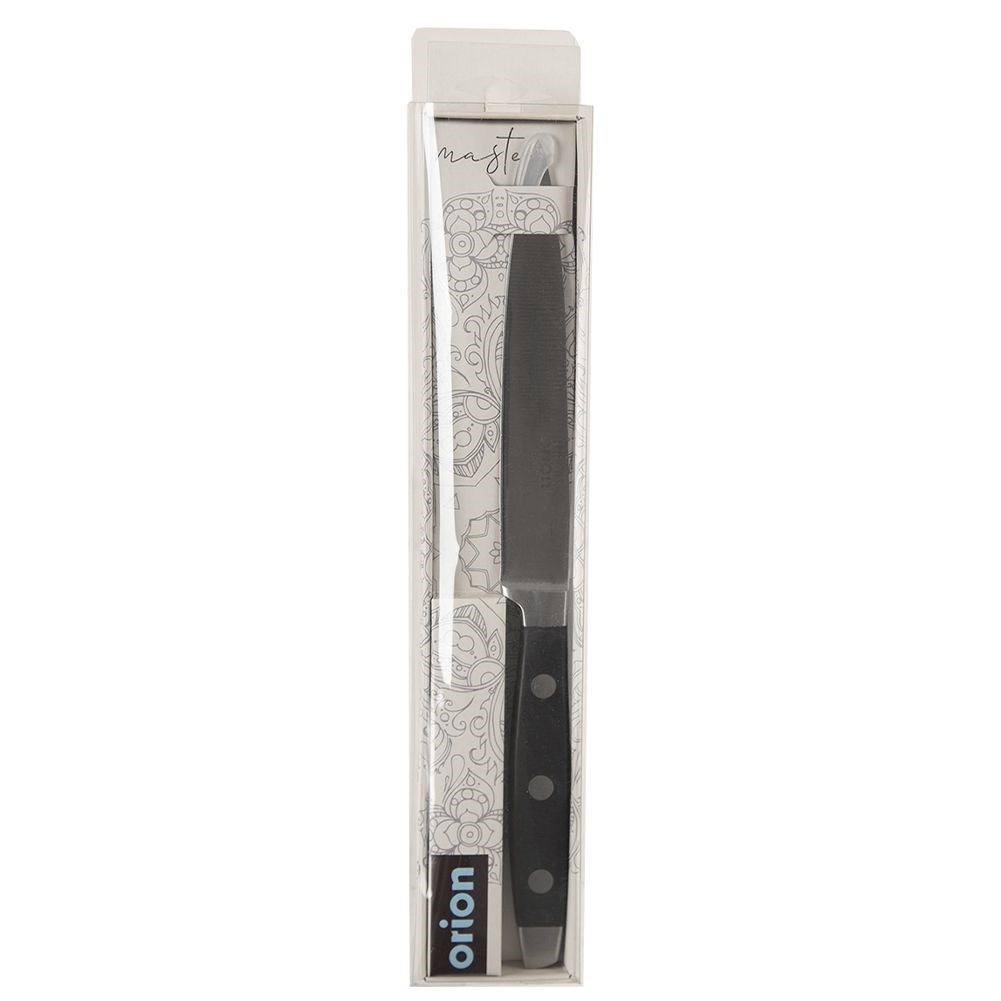 Universal knife for the kitchen in stainless steel with ABS handle