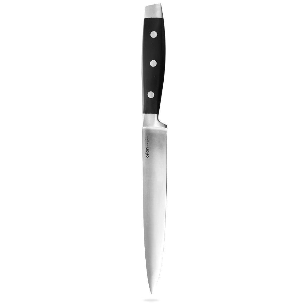 Universal knife in stainless steel with robust ABS handle