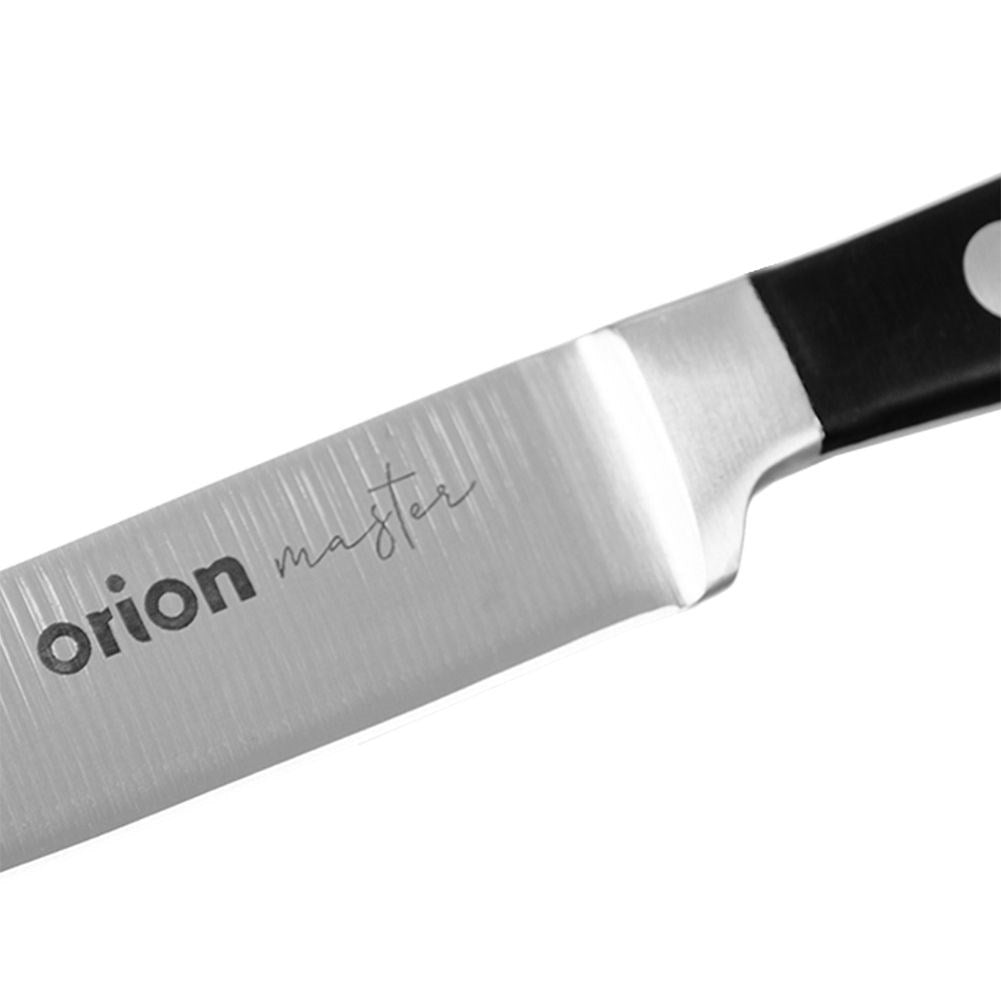 Universal knife in stainless steel with robust ABS handle