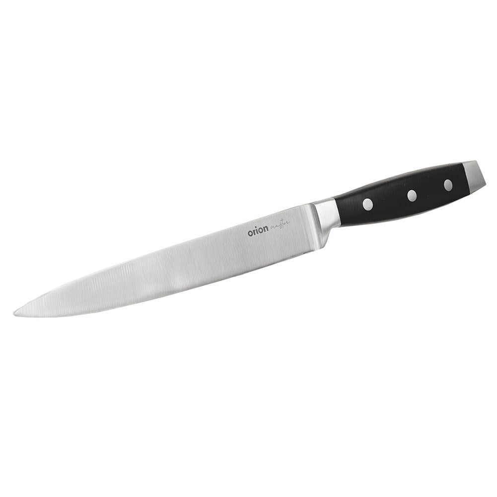 Universal knife in stainless steel with robust ABS handle