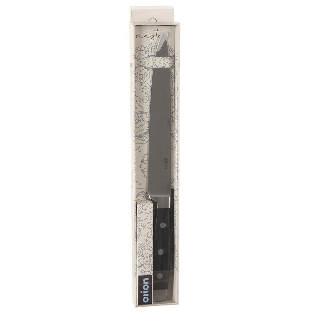 Universal knife in stainless steel with robust ABS handle