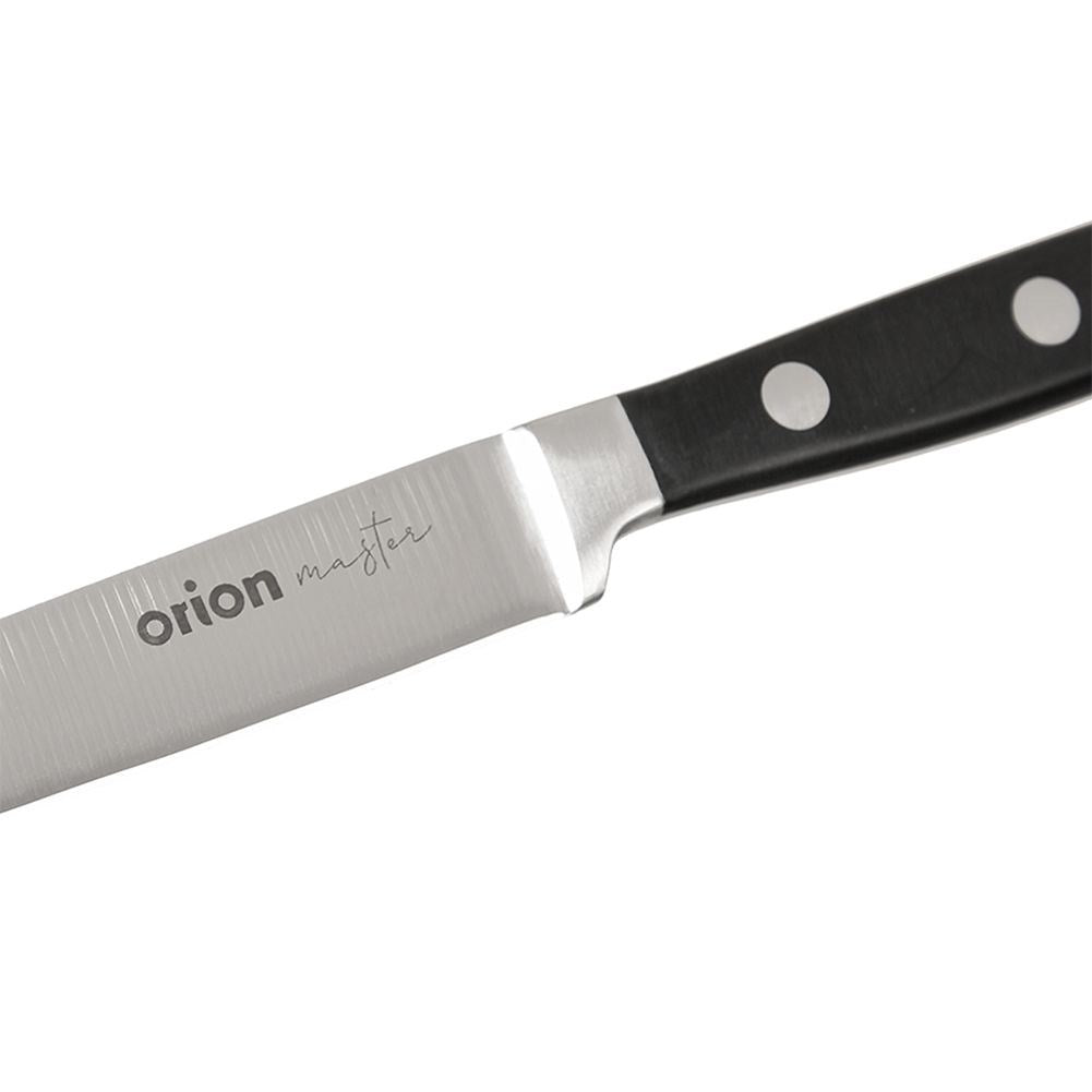 Universal knife in stainless steel with robust ABS handle