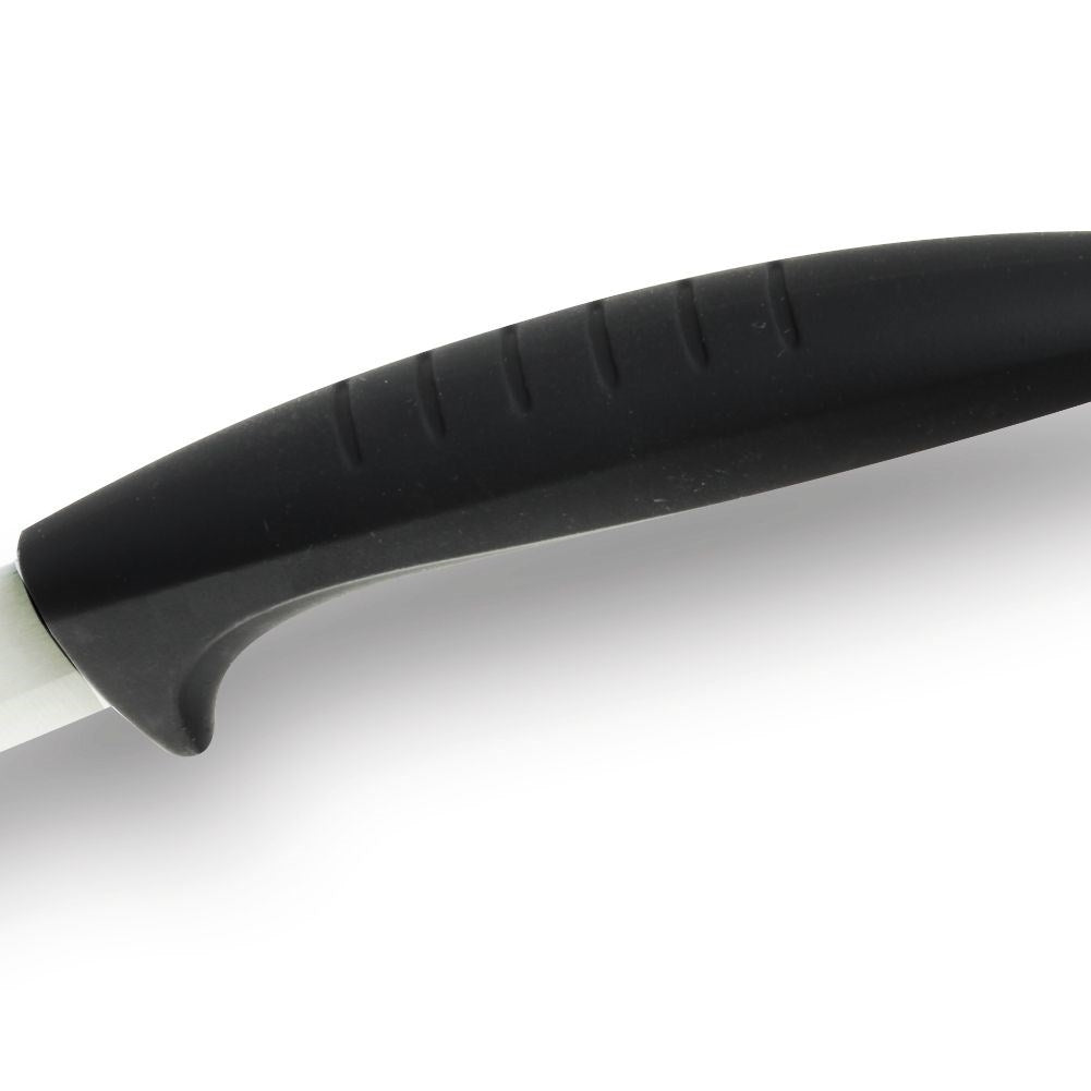 Universal knife with ceramic blade and non-slip handle