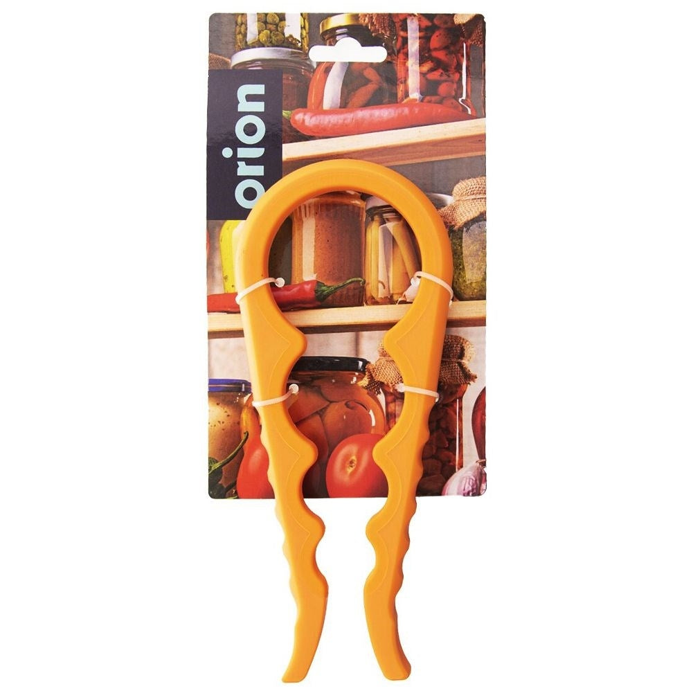 Universal opener for bottles and can lids in various sizes