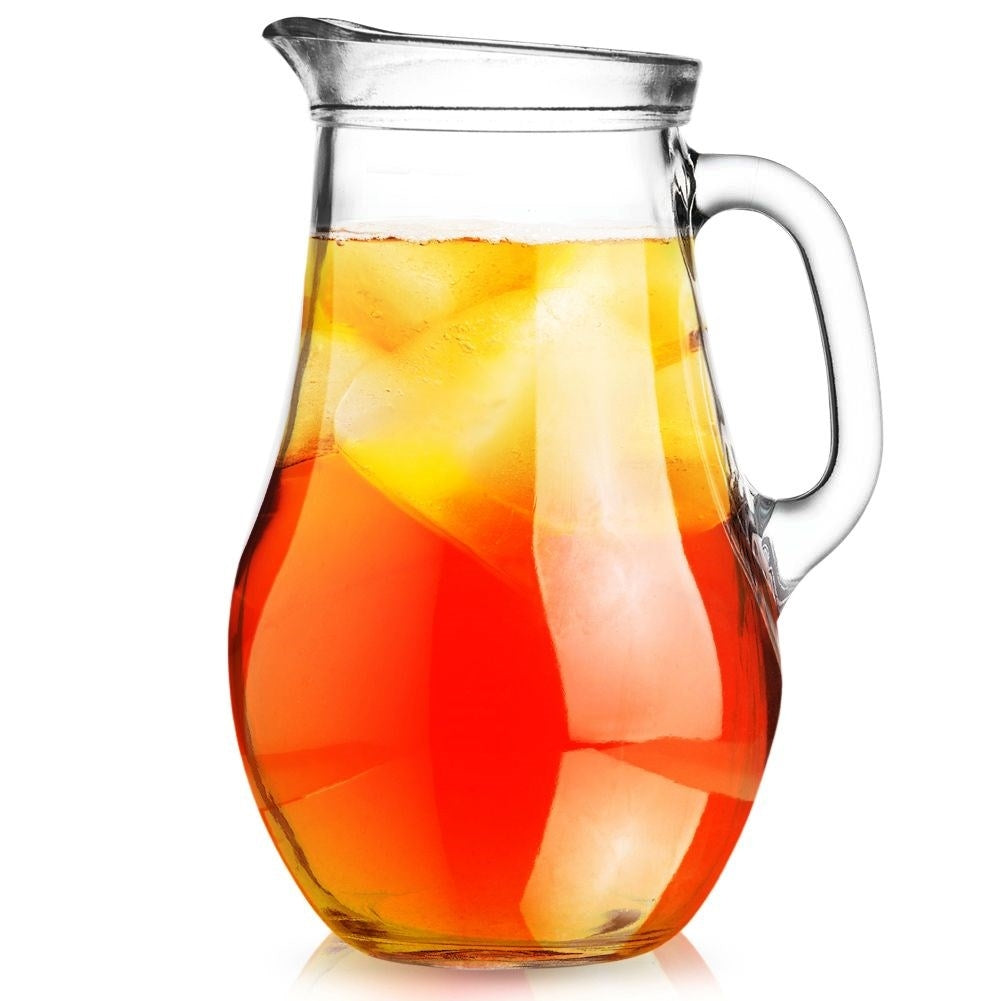 Universal pitcher for water, juice, lemonade, iced tea, compote