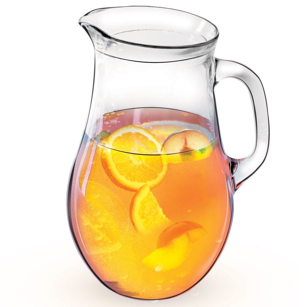 Universal pitcher for water, juice, lemonade, iced tea, compote