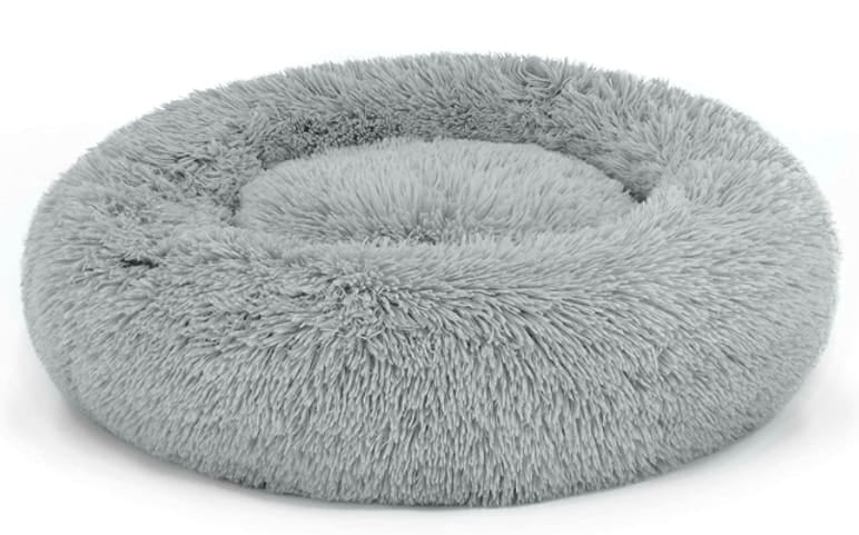 Universal plush bed for Dogs and Cats, 60 cm - light gray