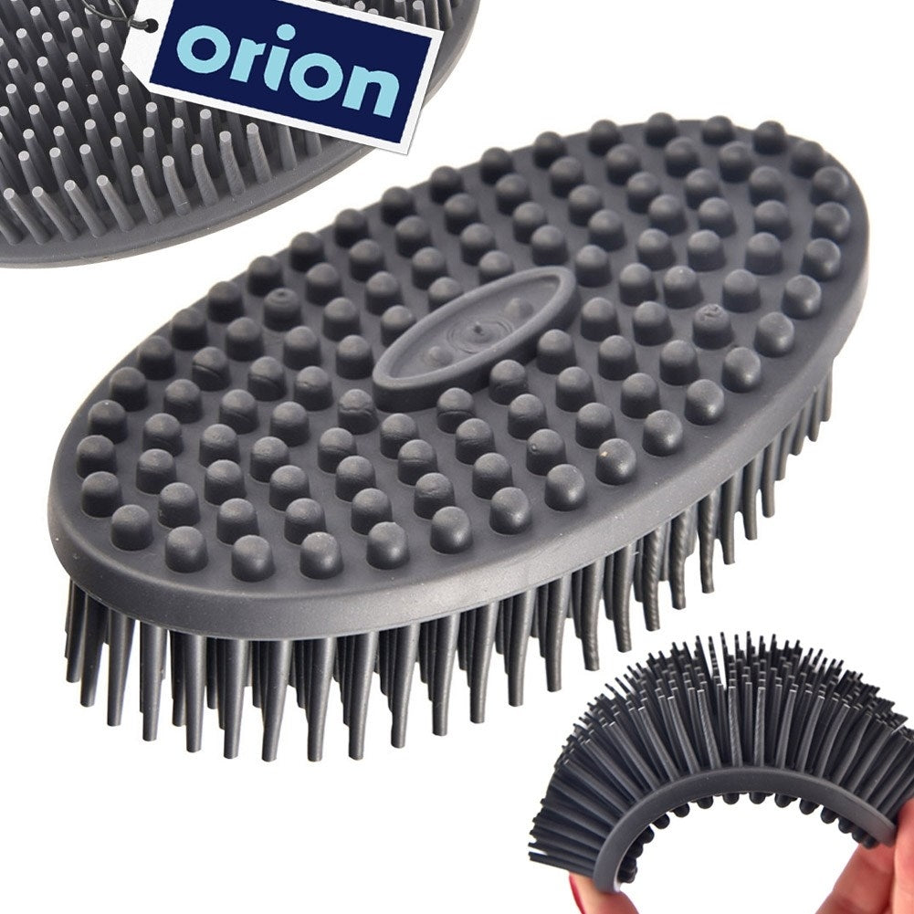 Universal silicone brush for kitchen, bathroom and massage