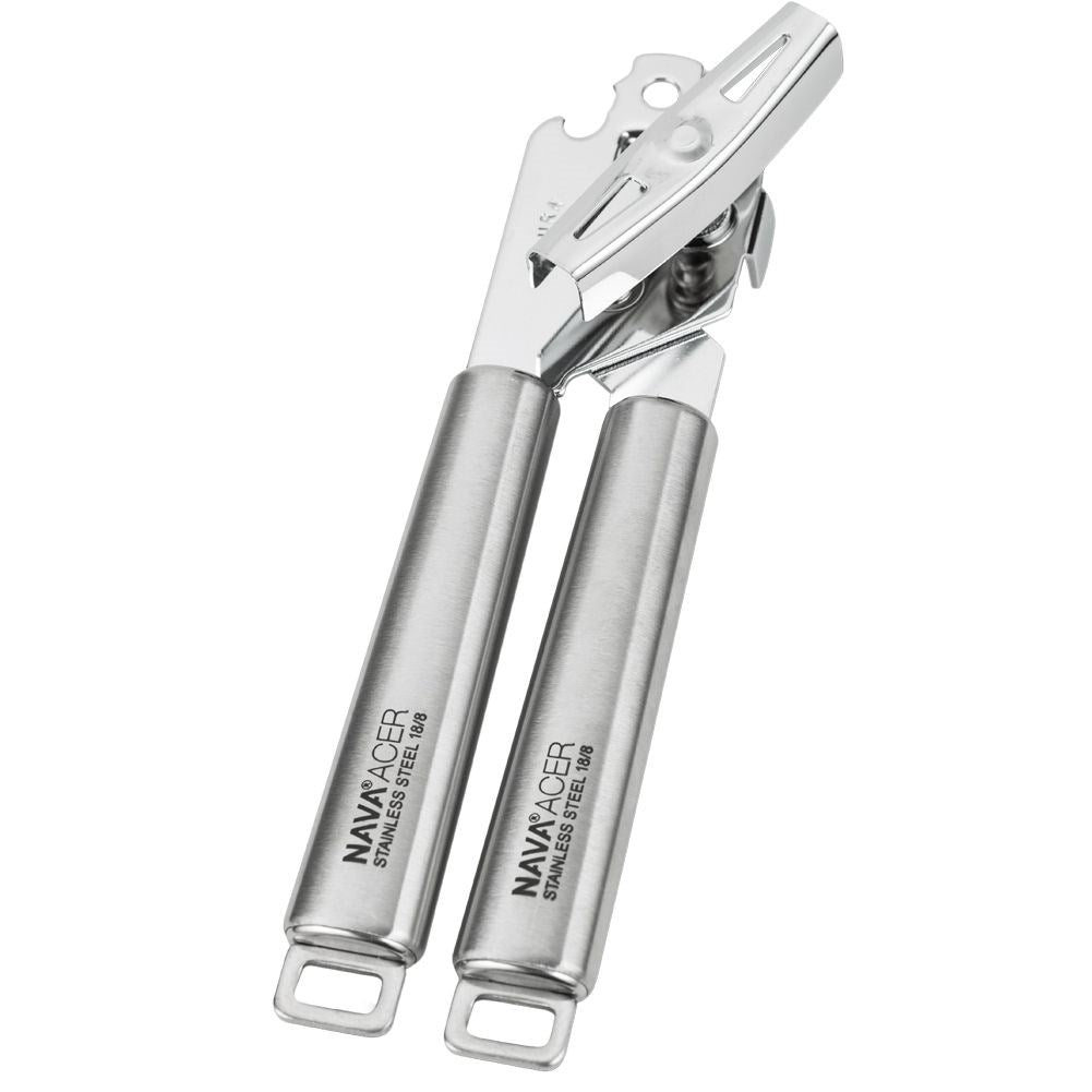 Universal stainless steel can opener for easy and safe opening