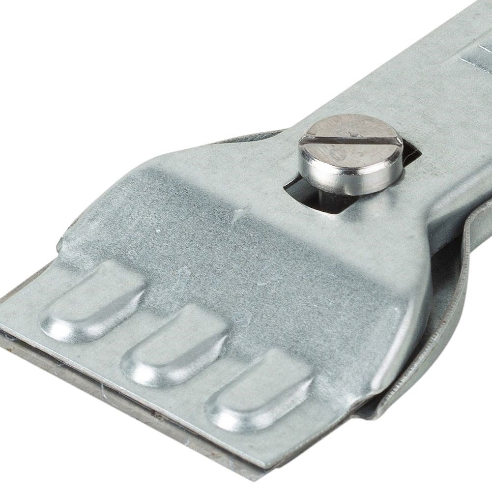 Universal stainless steel scraper for ceramic and induction hobs