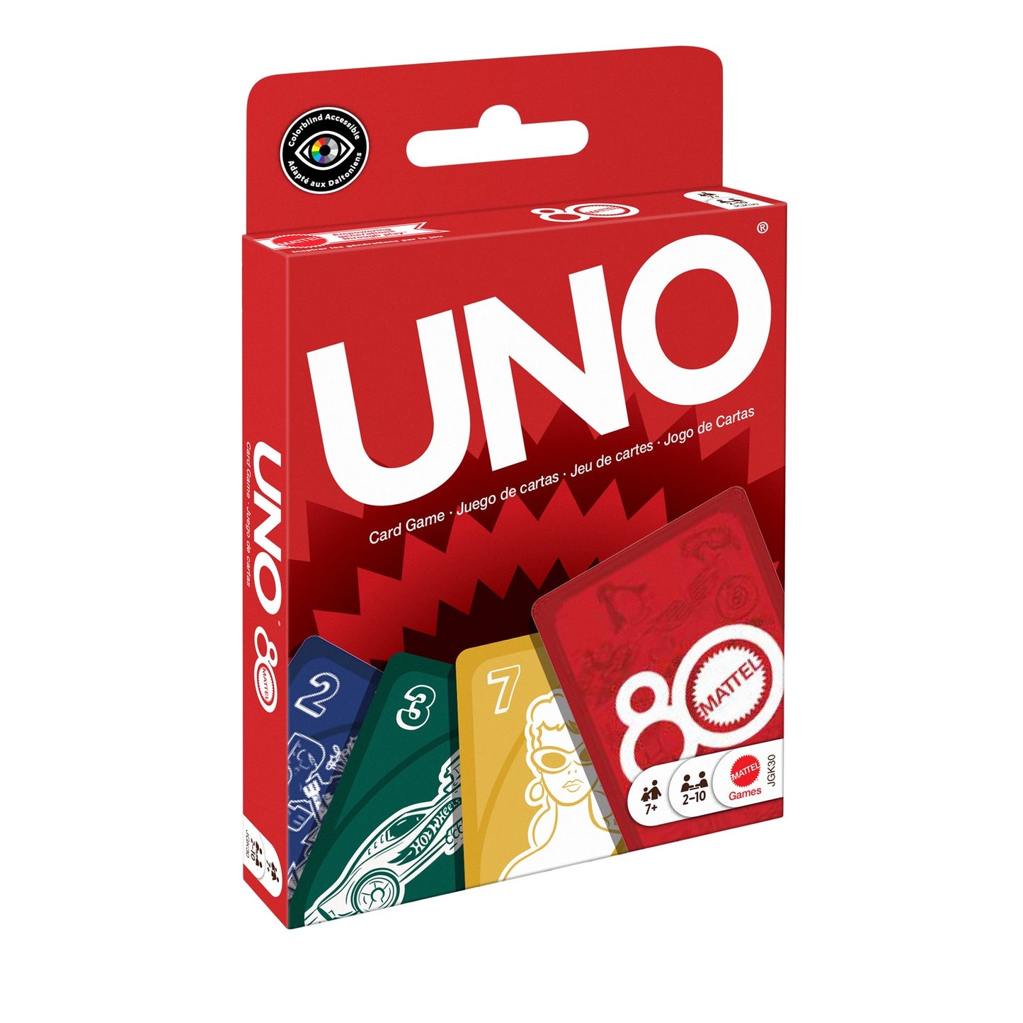 Uno Card Game, 80th Anniversary Ruby Red Edition