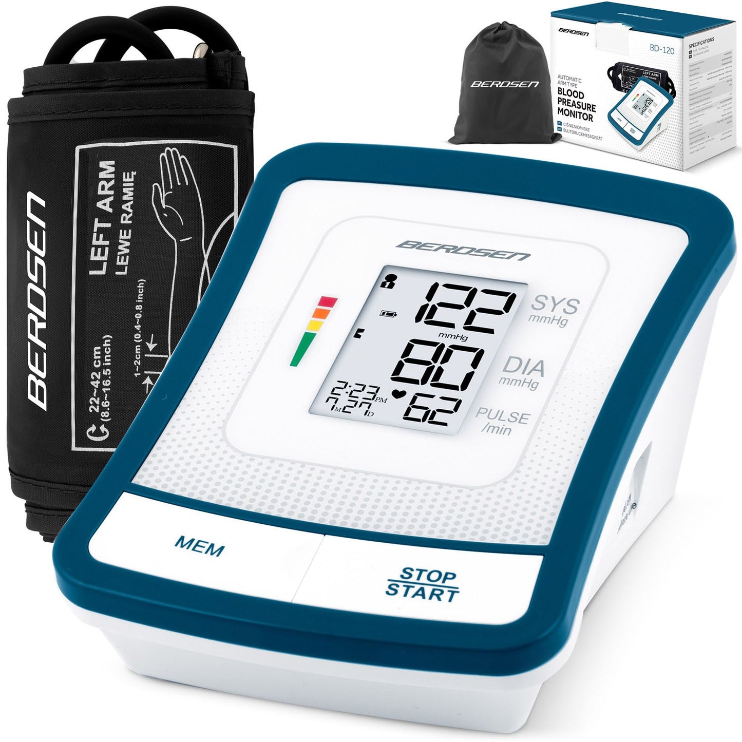 Upper arm blood pressure monitor BD-120 Berdsen