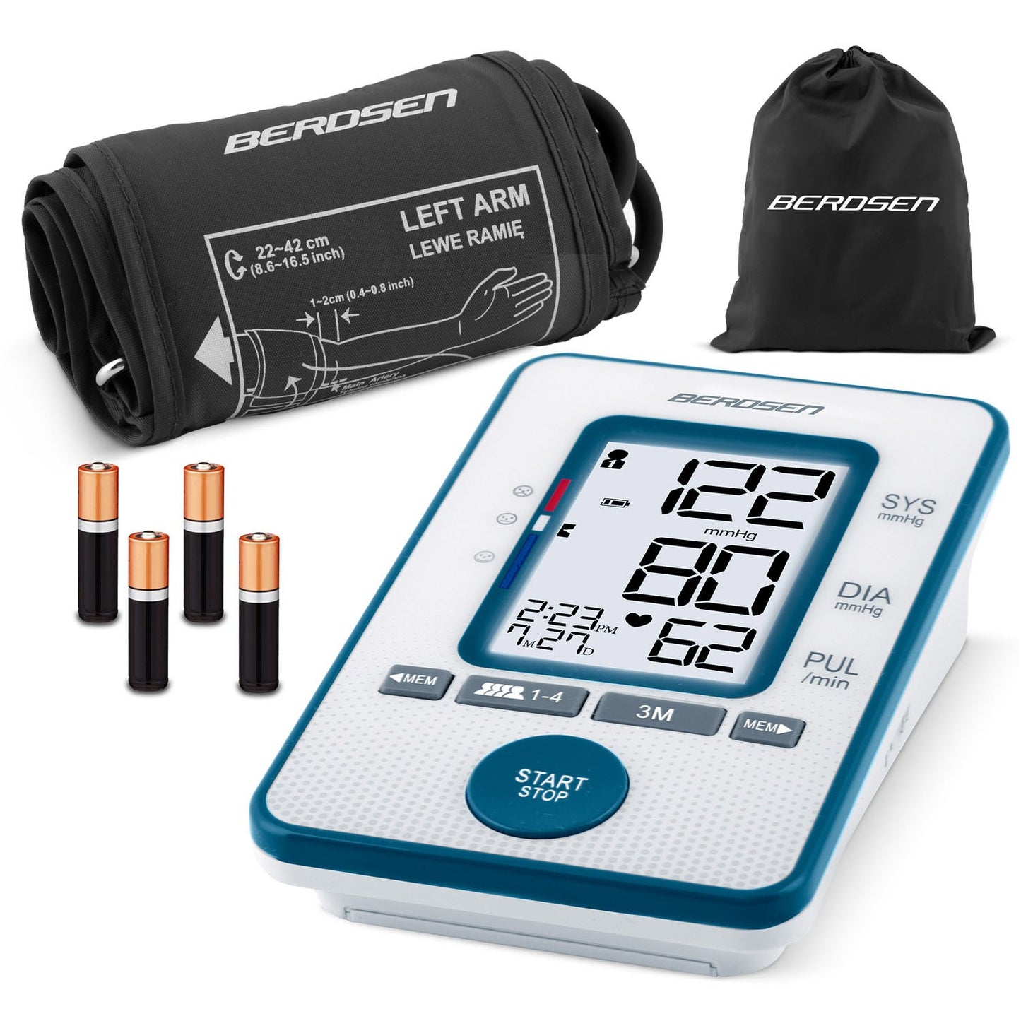 Upper arm blood pressure monitor BD-121 Berdsen