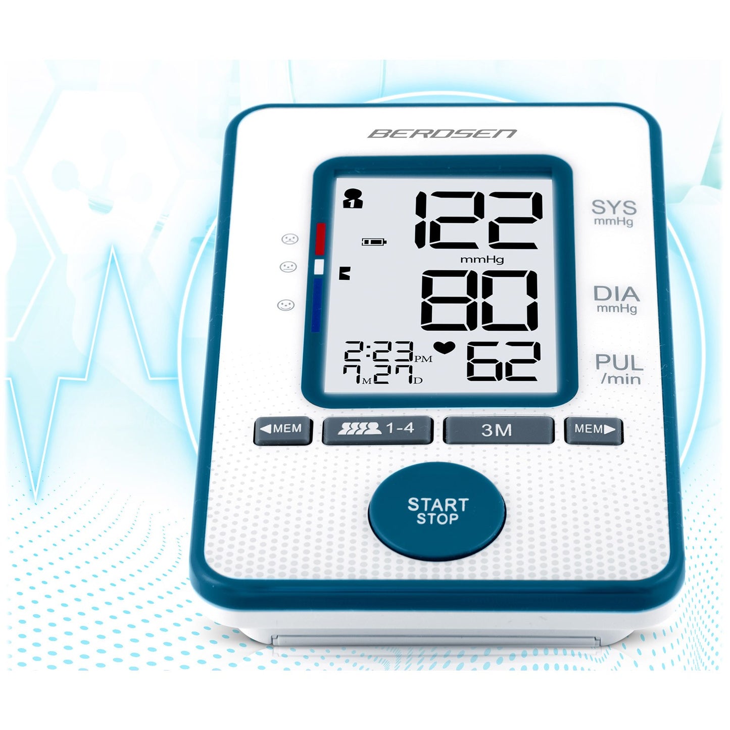 Upper arm blood pressure monitor BD-121 Berdsen