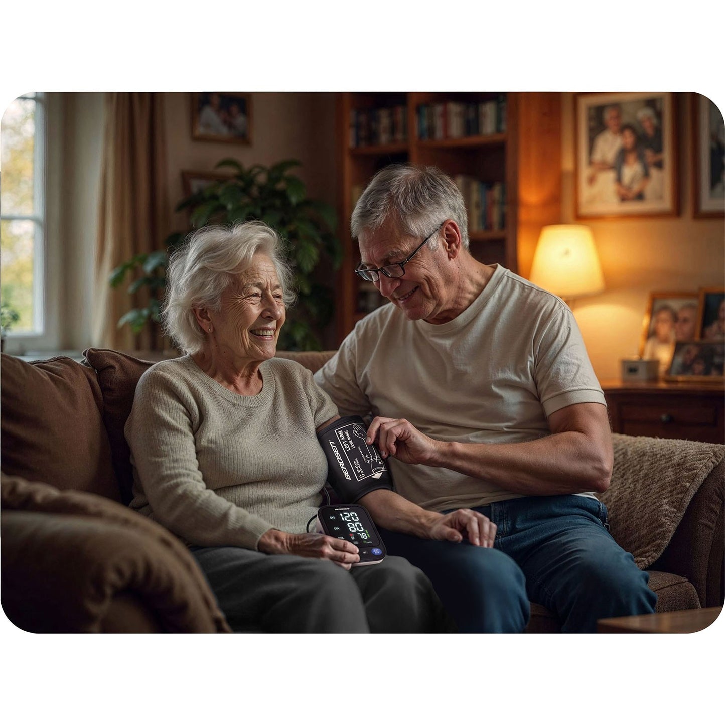 Upper arm blood pressure monitor with Polish messages BD-122 Berdsen