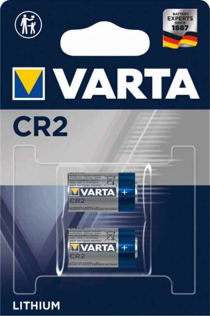 VARTA Lithium Cylindrical battery CR2, 2-pack