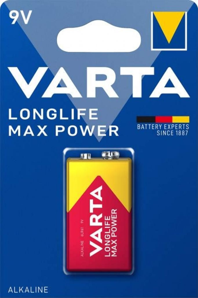 VARTA Longlife Max Power 9V battery
