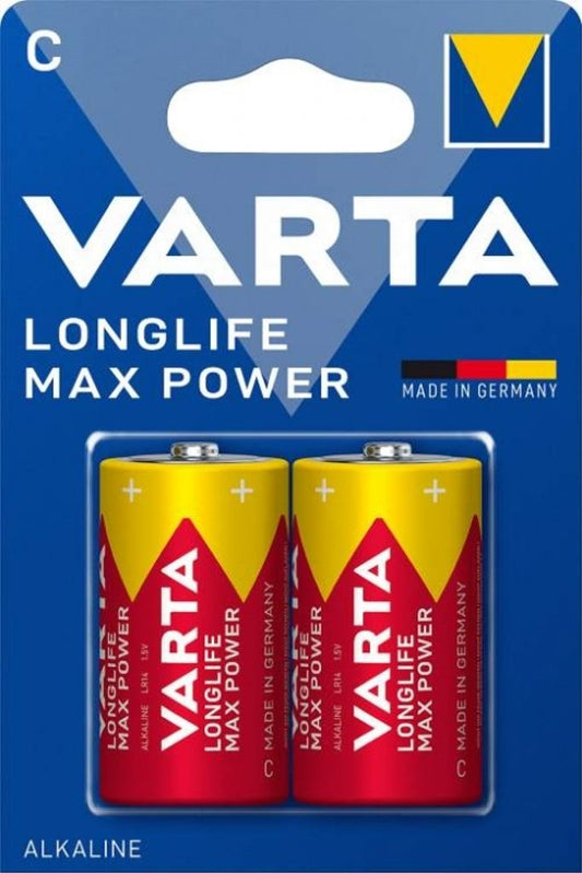 VARTA Longlife Max Power C / LR14 battery, 2-pack