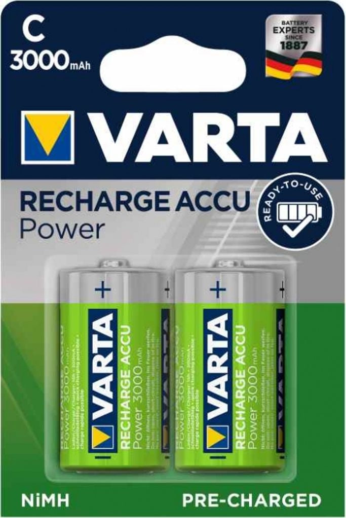 VARTA Recharge Accu Power C battery 3000 mAh, 2-pack