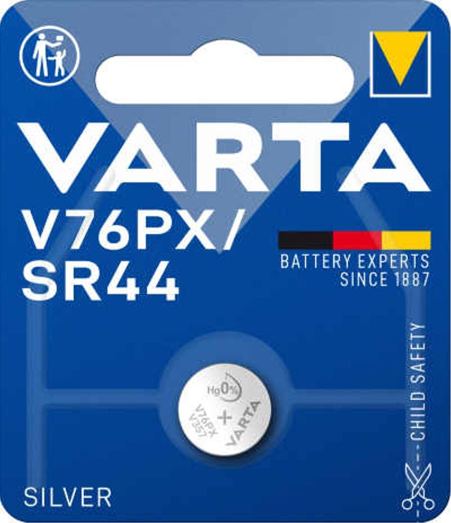 VARTA Silver Coin button cell battery V76PX / SR44