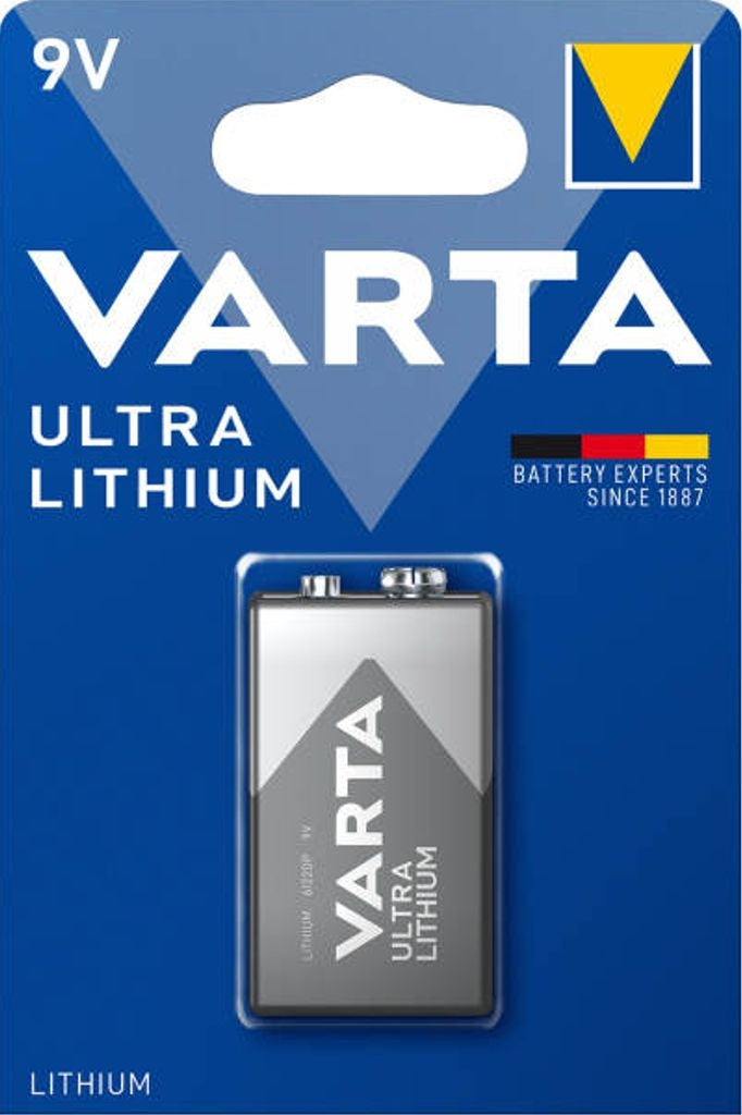 VARTA Ultra Lithium 9V battery