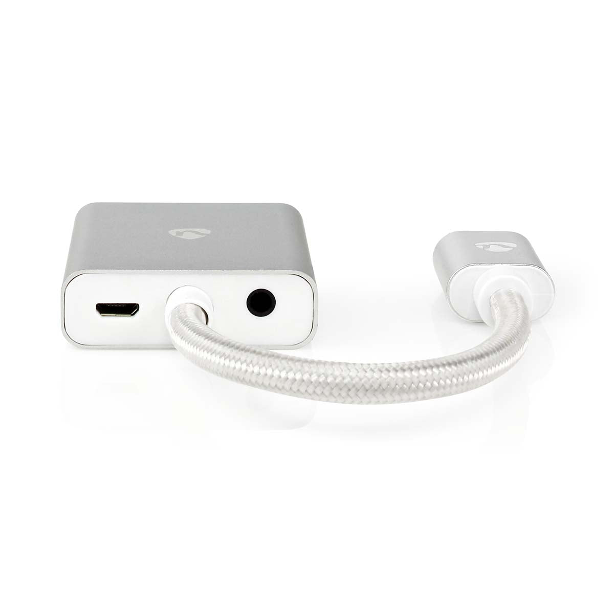 VGA adapter | HDMI™ Connector | VGA female 15p | Gold Plated | Straight | Aluminum | Silver | Carton with covered window