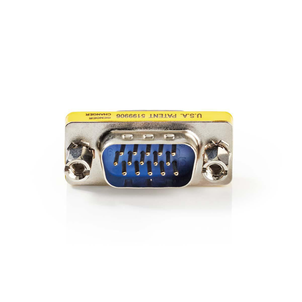 VGA adapter | VGA Male | VGA Male | Nickel Plated | Straight | Metal | Metal | Plastic bag