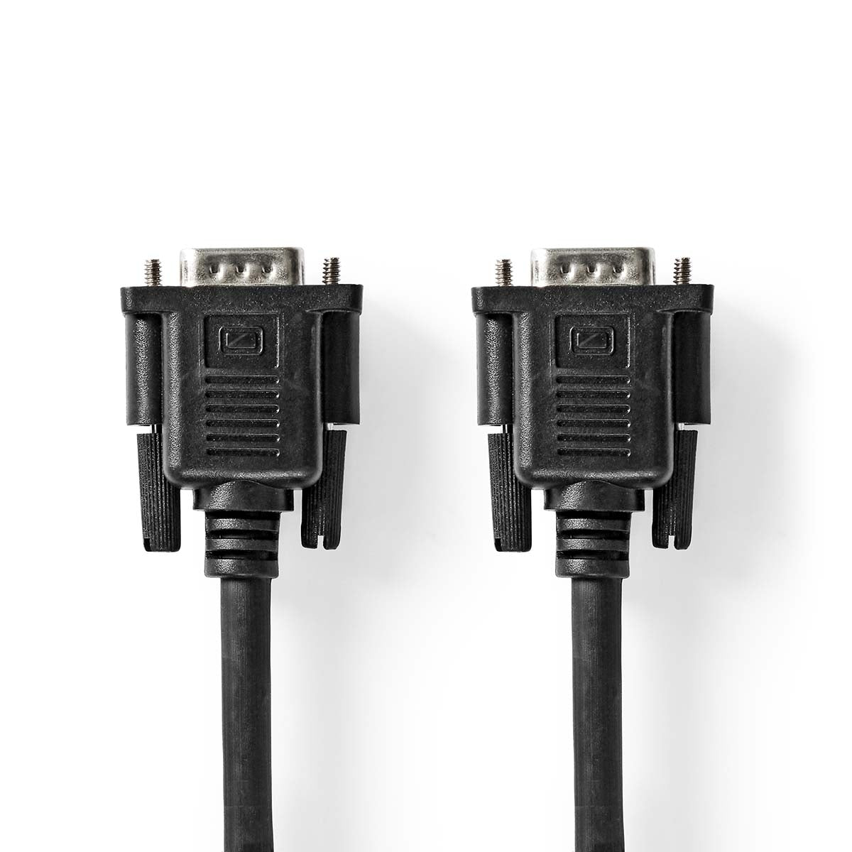 VGA cable | VGA Male | VGA female 15p | Nickel Plated | Maximum resolution: 1280x800 | 5.00 m | Round | ABS | Black | Label