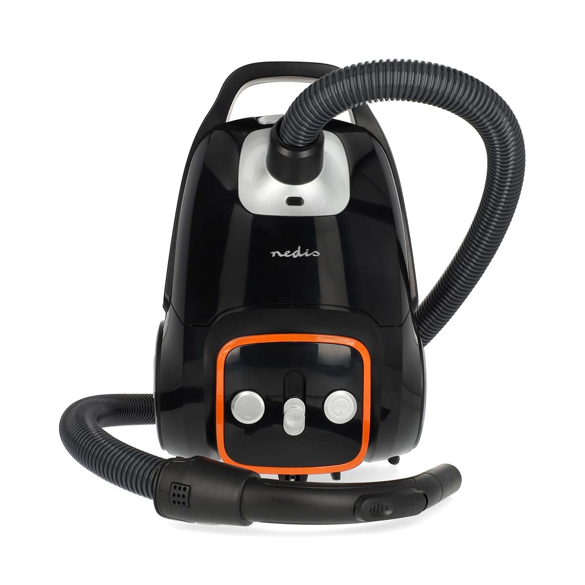 Vacuum Cleaner | With Bag | 700 W | Dust capacity: 3.0 l | Combi Brush | Action radius: 9.00 m | Vacuum cleaner suction control | Hepa 13 | Anthracite / Black / Orange