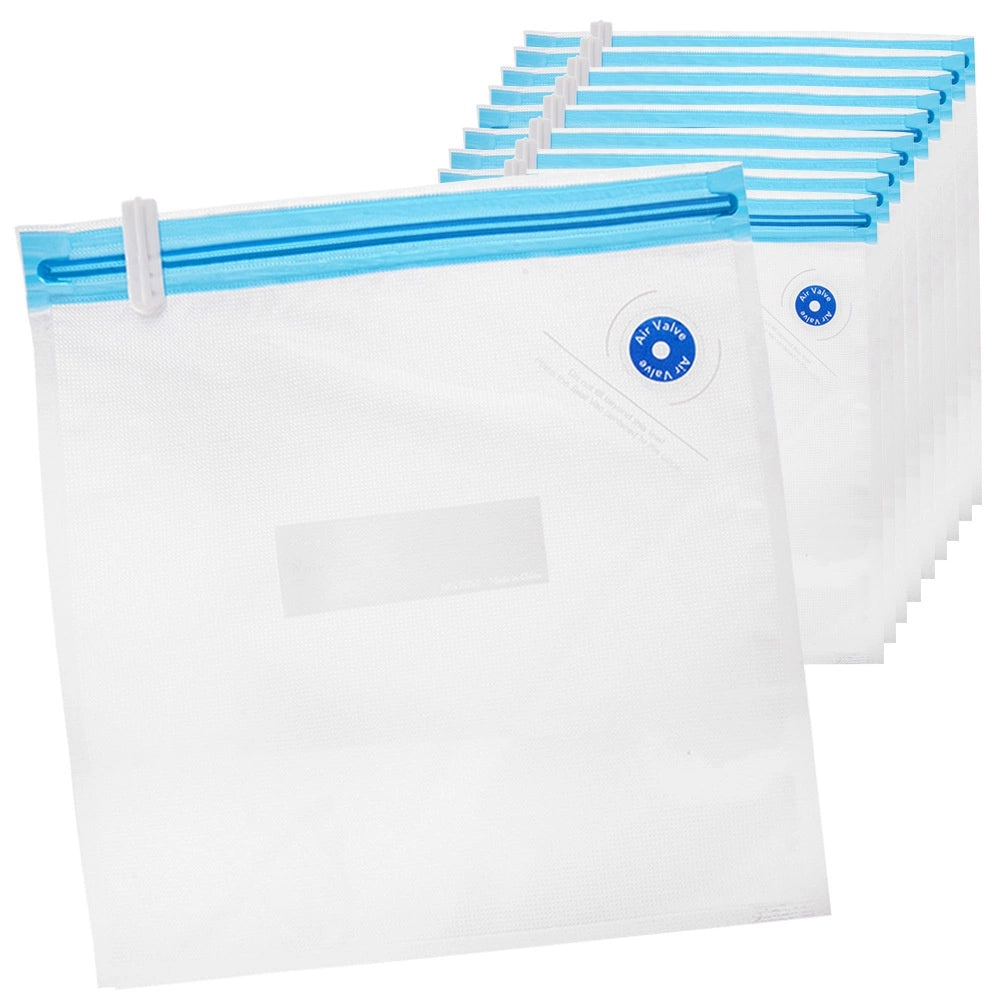 Vacuum Sealer Bags 22x21 cm, Set of 10, Reusable