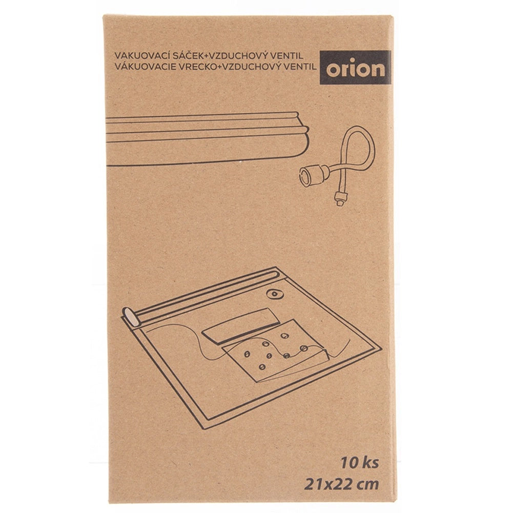 Vacuum Sealer Bags 22x21 cm, Set of 10, Reusable