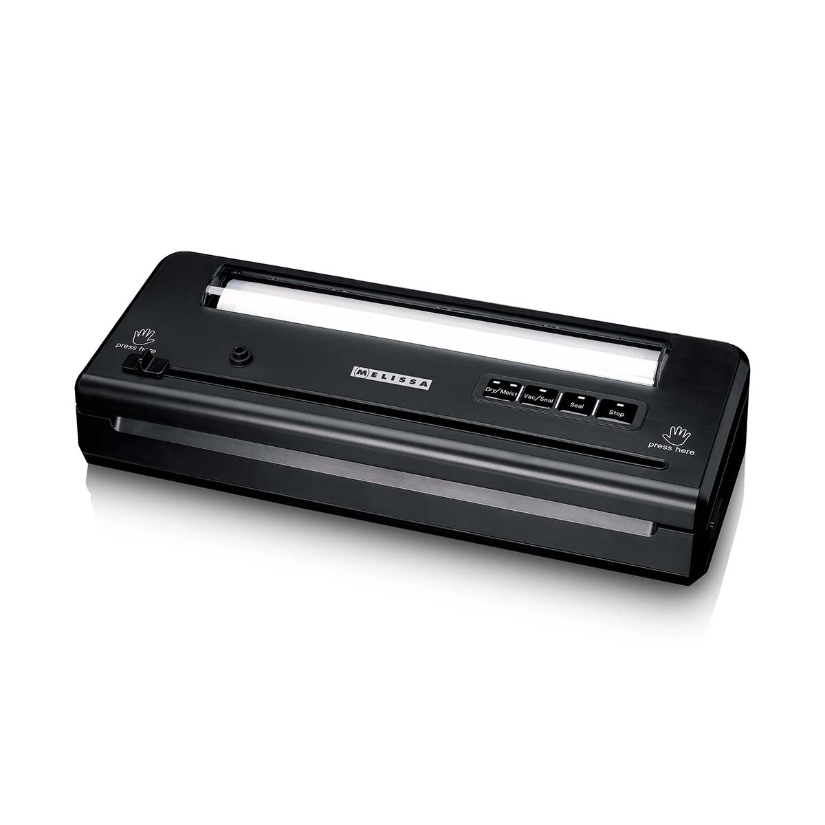 Vacuum Sealer, Dry & Moist, 65 kPa, 28 cm Seal, Black