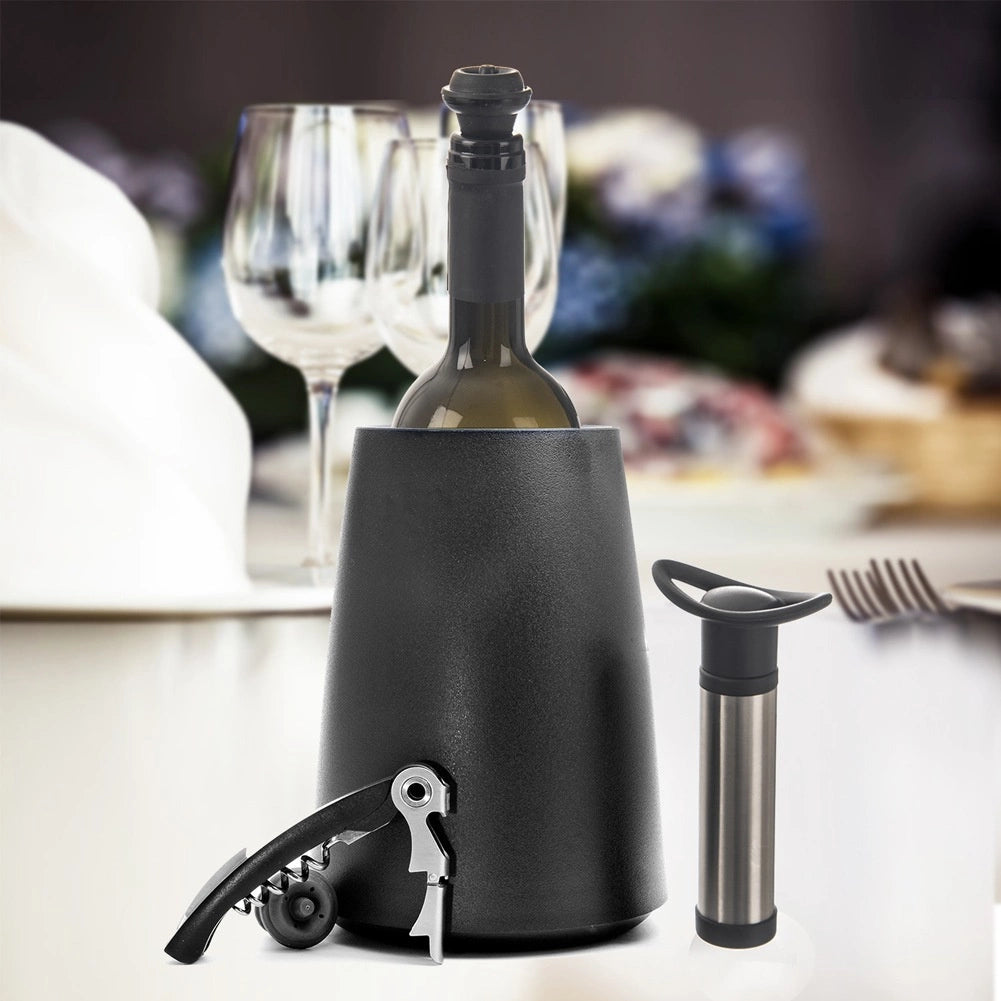 Vacuum Wine Bottle Stoppers, Set of 4 – Airtight Seal