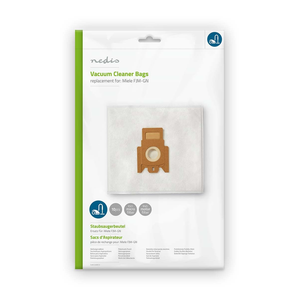 Vacuum bag | 10 pieces. | Synthetic | Most sold for: Miele | White