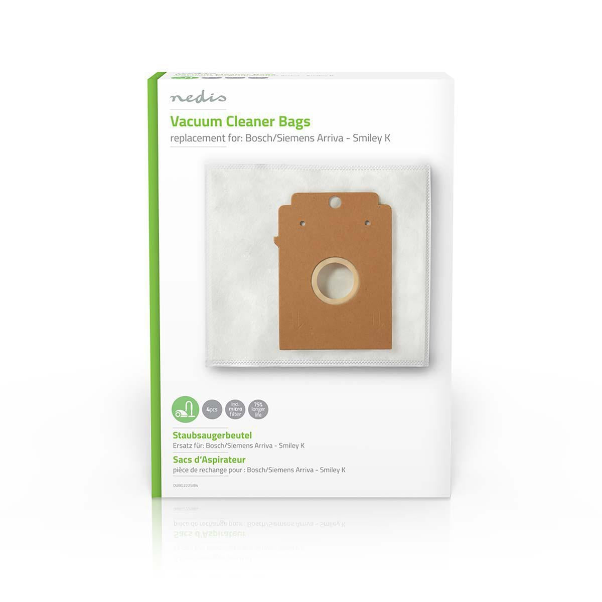 Vacuum bag | 4 pcs. | Synthetic | Most sold for: Bosch / Siemens | White